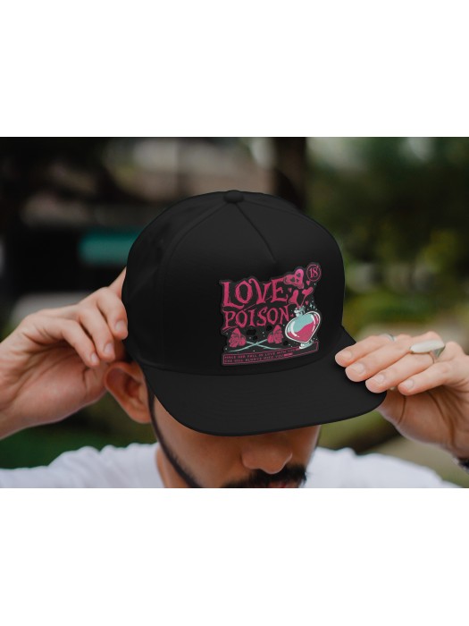 Шапка с права козирка Love Posion